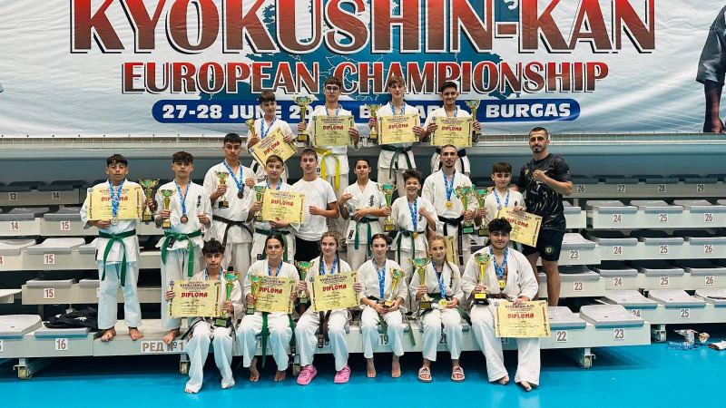 Performanță istorică pentru Giurgiu! Cătălin Mocanu Academy cucerește 17 medalii la Campionatul European KAN, iar România încheie pe locul 2 în Europa