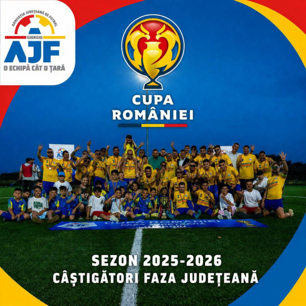 FC Bolintin Malu Spart cucerește Cupa României – faza județeană! Victorie clară, 4–0 în fața Adunații Copăceni