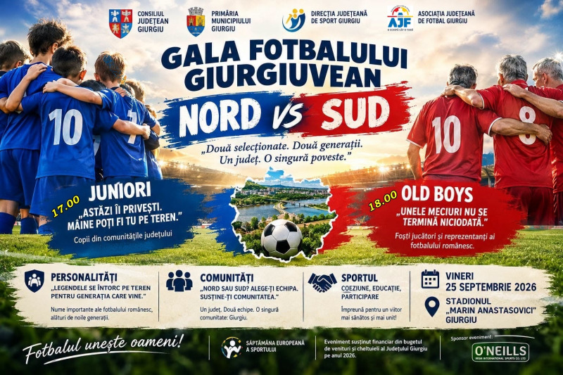 Gala Fotbalului Giurgiuvean prinde contur